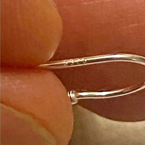 Baltic 🏵️Amber Sterling Silver  Dangling Earrings 🏵️ - Picture 6 of 6